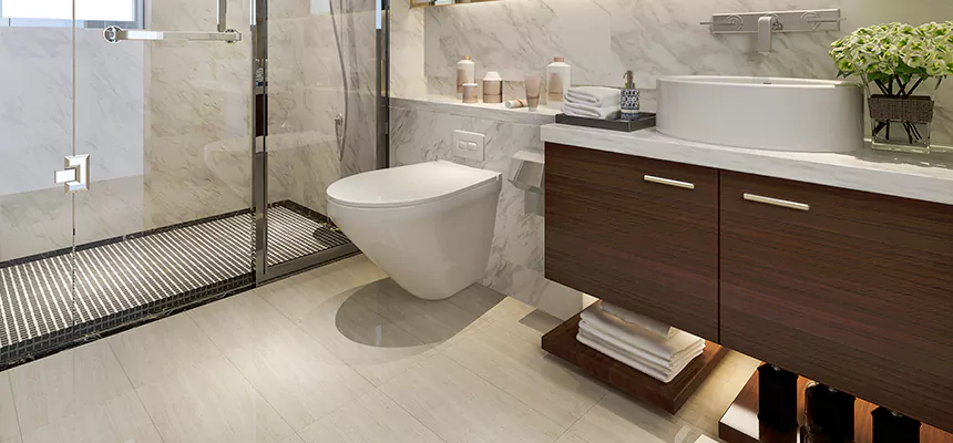 Burst Pipe Bathroom Cleanup in Spartanburg